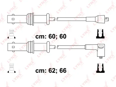 LYNX SPC7106 Комплект высоковольтных проводов (класс F)
