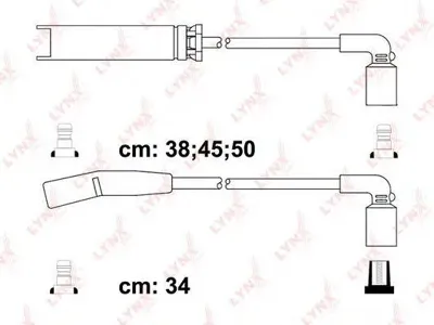 LYNX SPE1803 к-кт проводов Daewoo Lanos/Kalos 1.4i/1.5i 97>
