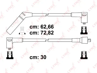 LYNX SPE3602 Комплект проводов Hyundai Accent Getz 1.3 SOHCVerna 1.5 SOHC 99-05
