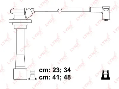 LYNX SPE4409 Комплект проводов Kia RioShuma 1.51.8 DOHC 99-02