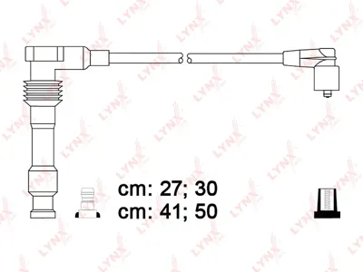 LYNX SPE5916 Комплект проводов высоковольтных Opel Astra Corsa Tigra Vectra 1.4-1.6i 16V 93-02