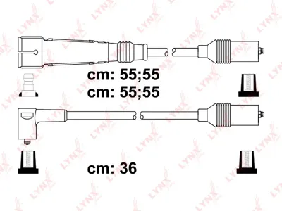 LYNX SPE8017 Комплект высоковольтных проводов (класс E)