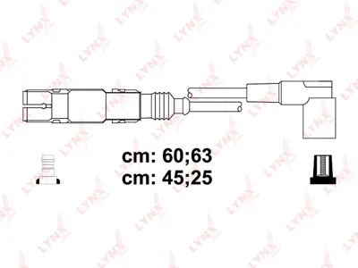 LYNX SPE8036 Комплект проводов VW Golf Passat , Skoda Octavia 1.62.0 96>