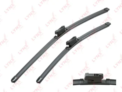 LYNX XF6045B (LB-1251) Комплект бескаркасных щеток стеклоочистителя 600мм(24)450мм(18)