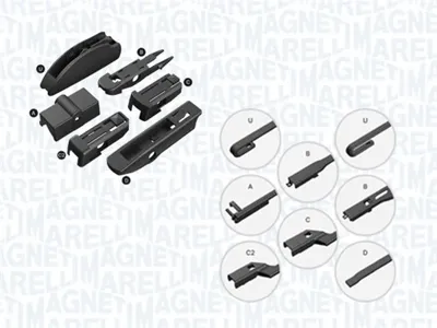 MAGNETI MARELLI 000713617700 Щетка стеклоочистителя