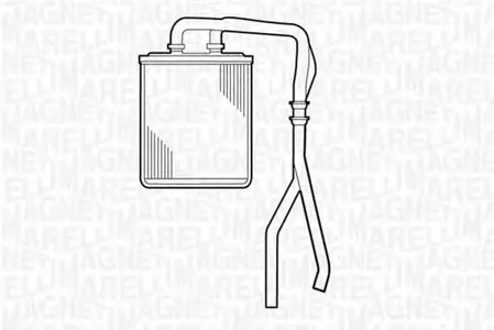 MAGNETI MARELLI 350218308000 Радиатор отопителя