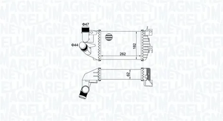 MAGNETI MARELLI 351319205080 Интеркулер