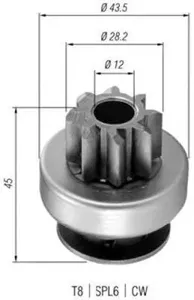 MAGNETI MARELLI 940113020362 Бендикс стартера