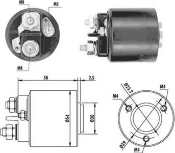 MAGNETI MARELLI 940113050059 Втягивающее реле стартера