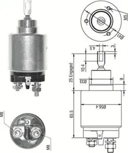 MAGNETI MARELLI 940113050273 Втягивающее реле стартера