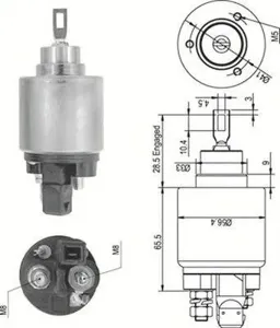 MAGNETI MARELLI 940113050343 Втягивающее реле стартера
