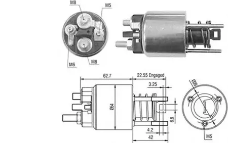 MAGNETI MARELLI 940113050423 Втягивающее реле стартера