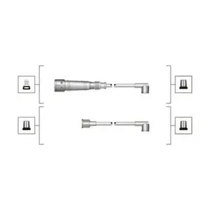 MAGNETI MARELLI 941319170004 Высоковольтные провода комплект (ком-кт)