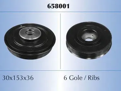 MALO 658001 Шкиф коленвала Peugeot - Citroen HDI Engine ( Berlingo Ecc.)