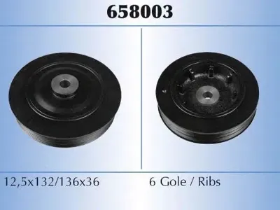 MALO 658003 Шкиф коленвала Renault Clio - Express -R9-R11-R19