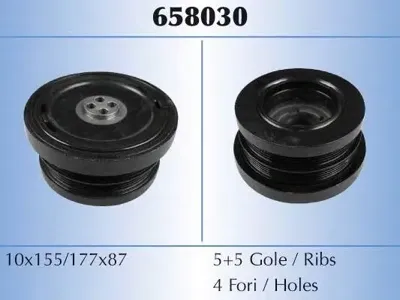 MALO 658030 Шкиф коленвала BMW se.5 e39 525530 d