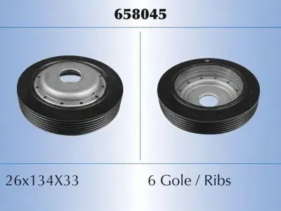 MALO 658045 Шкив коленвала Kangoo Omega NE1.6 16V