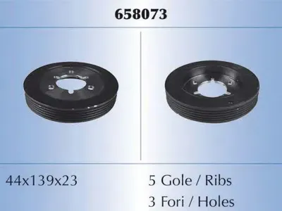 MALO 658073 Шкиф коленвала