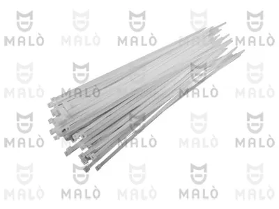 MALO 672013X Хомут нейлонов. бел. 100 шт.7 6x368