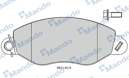 MANDO MBF015026 Колодки торм.передние