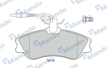 MANDO MBF015118 Колодки торм.передние