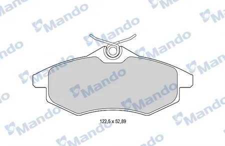 MANDO MBF015170 Колодки торм.передние