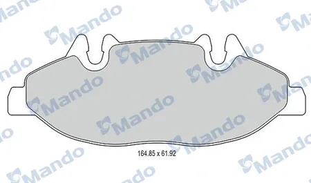 MANDO MBF015208 Колодки торм.передние