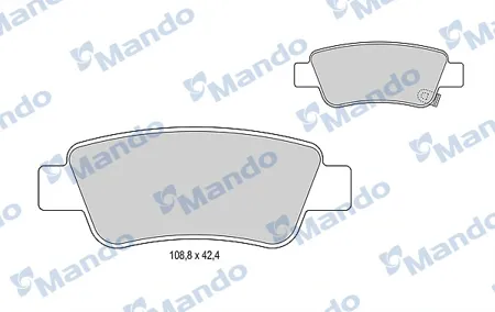 MANDO MBF015250 Колодки торм. Honda CR-V III 07- задние