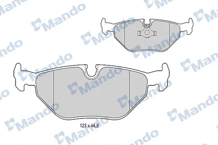 MANDO MBF015399 Колодки торм. BMW E32E34E36Z3 >03 задние