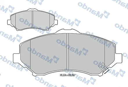 MANDO MBF015453 Колодки торм.передние