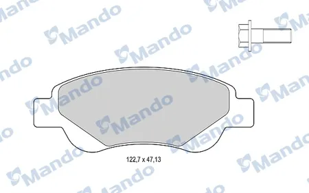 MANDO MBF015479 Колодки торм. Citroen C1 Peugeot 107 Toyota AYGO 1.01.4D 05- передние