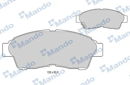 MANDO MBF015854 Колодки торм.передние