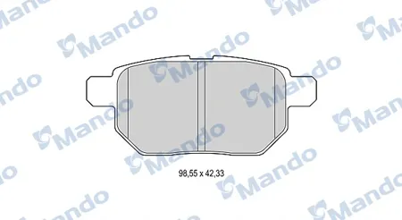 MANDO MBF015880 Колодки торм.задние
