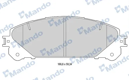MANDO MBF015886 Колодки торм.передние