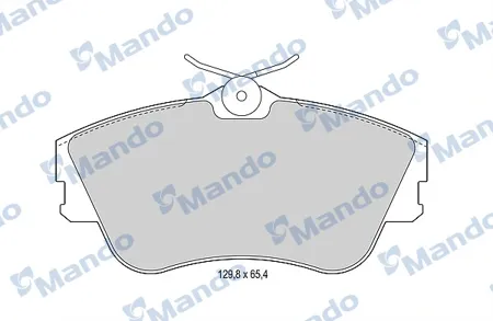 MANDO MBF015893 Колодки торм. VW T4 2.01.9D2.4D 15 передние