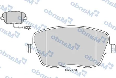 MANDO MBF016024 Колодки торм. Skoda Fabia VW Polo 1.2-1.9D 01- передние