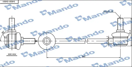 MANDO SLH0019 Стойка стабилизатора