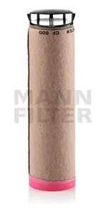 MANN CF500 Воздушный фильтр вставака H384.5 D107 d91.5 Deutz,Massey Ferguson,Liebherr, Volvo
