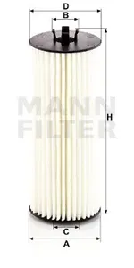 MANN HU60081Z Фильтр масляный Mercedes S-Class (W221) S 63 AMG (221.074, 221.174) 2011-2013