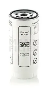 MANN PL420X Фильтр топливный сепаратор 1-14UNS h230 D108 Daf CF7585 XF95105MAN