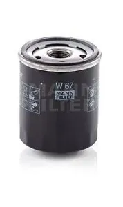 MANN W67 Фильтр масляный Mitsubishi Colt 1.1-1.5 04>, Smart Forfour 1.3-1.5 04>
