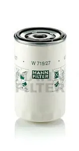 MANN W71927 Фильтр масляный Ford Focus C-Max Fiesta Fusion Mondeo , Volvo S40V50 1.25-1.6 96>