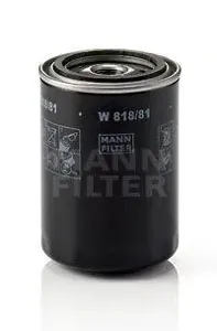 MANN W81881 Фильтр масляный VW Taro 1.82.2 89-94, Toyota Hilux Hiace 1.6-2.0 <90