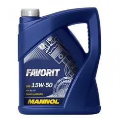 MANNOL 1135 Моторное масло FAVORIT 15W50 5л