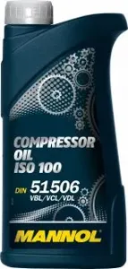 MANNOL 1918 Масло мин. для возд. компрессоров 1л COMPRESSOR OIL ISO 100