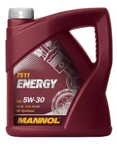 MANNOL 7017 Моторное масло ENERGY 5W30 (пластик) 4л