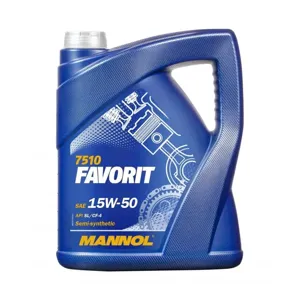 MANNOL MN75105 Моторное масло 7510 FAVORIT 15W50 5 л. 15W50