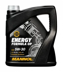 MANNOL MN77014 Моторное масло 7701 ENERGY FORMULA OP 5W30 4л. 5W30
