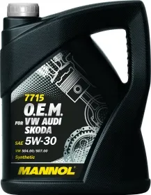 MANNOL MN77151 Моторное масло 7715 LONGLIFE 504507 5W30 1л 5W30