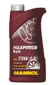MANNOL MN81021 Масло трансмиссионное 8102 MAXPOWER 4x4 75W140 1л 75W140